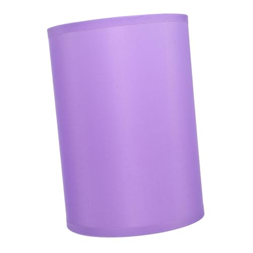 ABOOFAN Lampenschirm aus Stoff Ersatzlampenschirme Nachttisch Lampenschirm Runder Trommellampenschirm Ersatzschirm für Stehlampe Trommellampenschatten Nachttischlampenschirme Violett von ABOOFAN