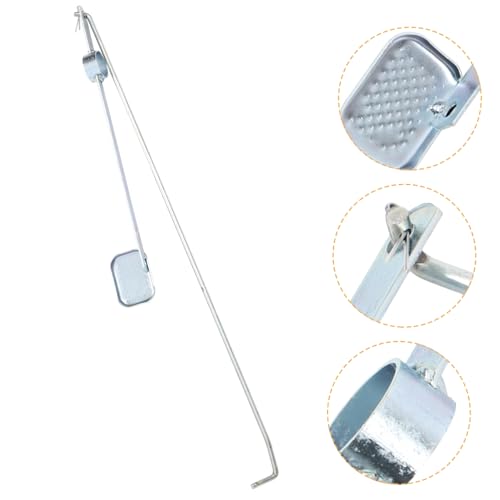 ABOOFAN Metall Treteimer Pedal Ersatzteil für Mülltonne Langlebiger Korrosionsbeständiger Fußtritt Praktisches Outdoor Abfallbehälter Pedal für Freihändiges Öffnen und Hygienische von ABOOFAN