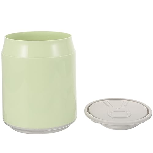 ABOOFAN Mini Abfalleimer mit Deckel Kleiner Tischmülleimer aus Kunststoff Tragbar für Büro Schlafzimmer Badezimmer Küche für Schreibtisch und Grün von ABOOFAN