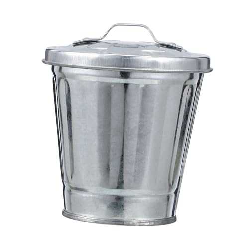 ABOOFAN Mini Desktop Mülleimer aus Robustem Kompakter Kleiner Abfallbehälter für Tisch Büro Zuhause Platzsparend Design Vielseitig Einsetzbar von ABOOFAN