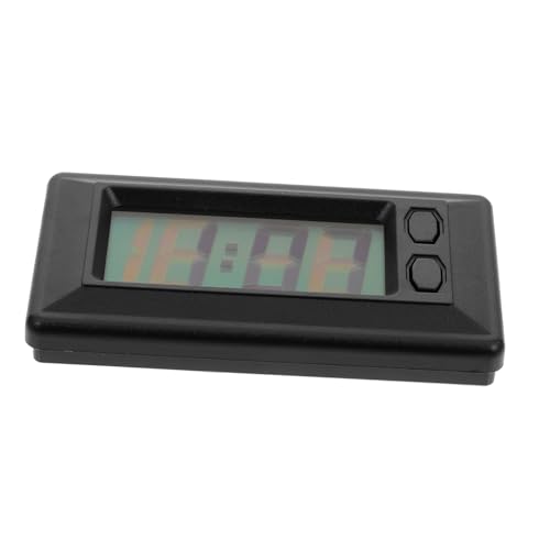ABOOFAN Mini Elektronische Uhr für Auto und Schreibtisch Ultra-dünne LCD Digitaluhr mit Kalenderfunktion Selbstklebend Kompakte für Armaturenbrett und Zuhause Praktisch und Langlebig von ABOOFAN