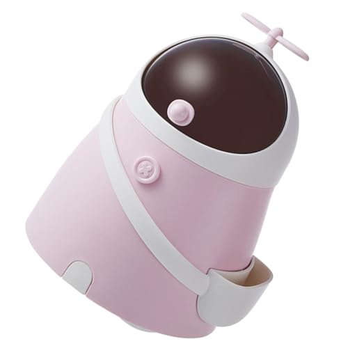 ABOOFAN Mini Mülleimer Astronaut Süßer Tischmülleimer für Schreibtisch Schlafzimmer Studentenwohnheim Kawaii Abfallbehälter für Zuhause und Büro Mädchen von ABOOFAN