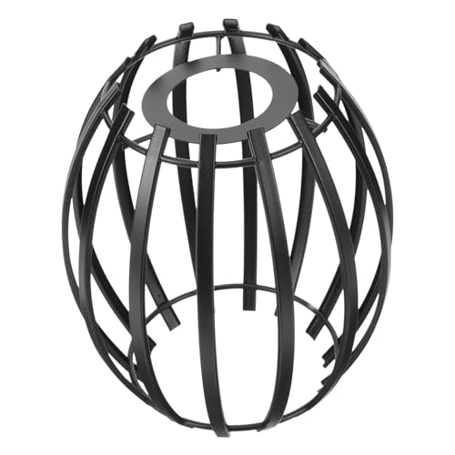 ABOOFAN Modern Geometrischer Pendelleuchten Lampenschirm aus Robustem Eisen Abnehmbar und Pflegeleicht für Wohnräume Cafés und Restaurants Schwarz Stilvolles Design für Elegante von ABOOFAN