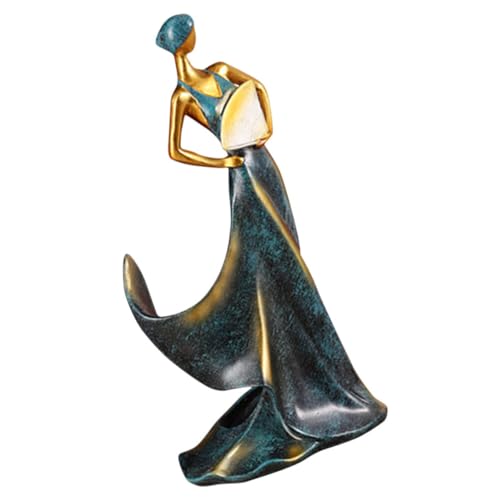 ABOOFAN Moderner Weinflaschenhalter aus Resin Stilvolle Beauty Lady Skulptur Langlebiges Rotwein Display Regal Dekoratives Weinständer für Hochzeitstag und Silberhochzeit von ABOOFAN