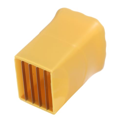 ABOOFAN Multifunktionaler Edelstahl Obst Gemüseschneider Handlicher Cup Slicer für Erdbeeren Bananen Eier mit Einfachem Druck und Kompakter für Küche und Snackzubereitung von ABOOFAN