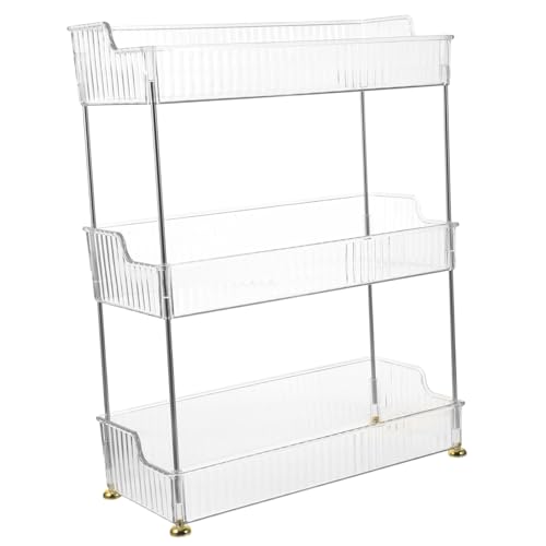 ABOOFAN Multifunktionales Aufbewahrungsregal aus Robustem Material mit Abnehmbarem Brett Doppelstöckiger Organizer für Badezimmer Kosmetik und Toilettenartikel Platzsparend und Einfach zu ABOOFAN Multifunktionales Aufbewahrungsregal aus Robustem Material mit Abnehmbarem Brett Doppelstöckiger Organizer für Badezimmer Kosmetik und Toilettenartikel Platzsparend und Einfach zu von ABOOFAN