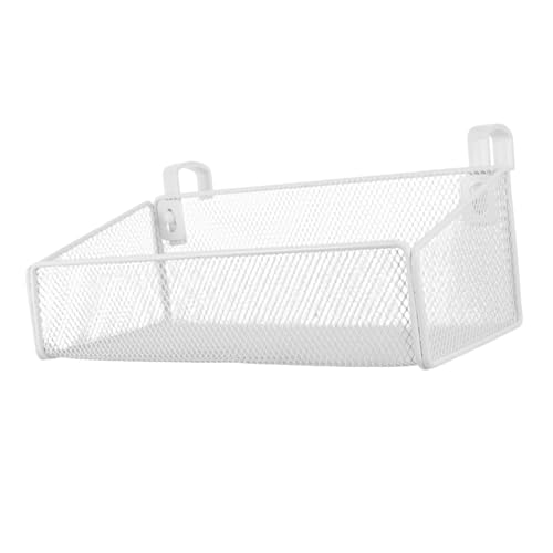 ABOOFAN Nachttisch-Hängekorb Hut-Organizer-Rack Obst- und Gemüseregal wandmontierte Aufbewahrung Badezimmer Wandlager Hängekorb aus Metall Wandlagerkästen Huthalter für Regal Eisen Weiß ABOOFAN Nachttisch-Hängekorb Hut-Organizer-Rack Obst- und Gemüseregal wandmontierte Aufbewahrung Badezimmer Wandlager Hängekorb aus Metall Wandlagerkästen Huthalter für Regal Eisen Weiß von ABOOFAN