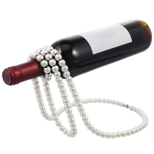 ABOOFAN Necklace Wine Rack Kreatives Hängendes Weinregal Für Rotweinflaschen Elegante Heimdekoration Weiß von ABOOFAN