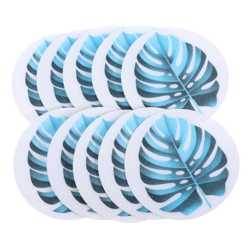 ABOOFAN Peva Badewannen Aufkleber Teiliges Durchmesser Blaue Blattform rutschfeste Selbstklebende Rutsch Sticker für Badezimmer Kinderfreundlich und Hautfreundlich ABOOFAN Peva Badewannen Aufkleber Teiliges Durchmesser Blaue Blattform rutschfeste Selbstklebende Rutsch Sticker für Badezimmer Kinderfreundlich und Hautfreundlich von ABOOFAN
