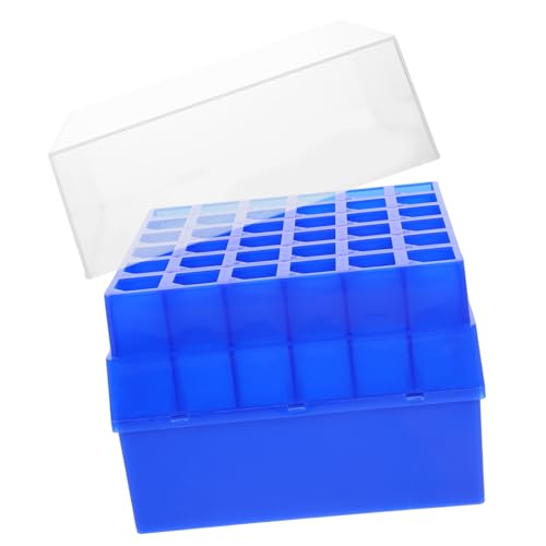 ABOOFAN Reagenzglasbox Fächer Wiederverwendbar Stabiler Testrohrhalter Labor Gefrierbox für Röhrchen Sicherer Transport und Aufbewahrung für Klinische Analyse und Bildung ABOOFAN Reagenzglasbox Fächer Wiederverwendbar Stabiler Testrohrhalter Labor Gefrierbox für Röhrchen Sicherer Transport und Aufbewahrung für Klinische Analyse und Bildung von ABOOFAN