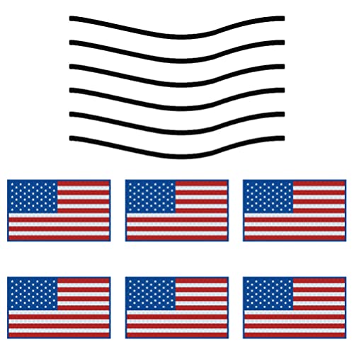 ABOOFAN Reflektierender Magnet Mit Amerikanischer Flagge Fürs Auto Patriotische Usa-Flagge Magnetisch Für Auto LKW Fahrzeug Gedenktag Veteranentag 4. Juli Dekoration von ABOOFAN
