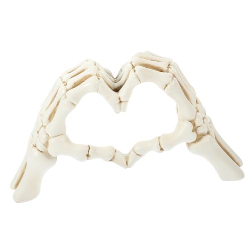 ABOOFAN Resin Herz Hand Statue Abstrakte Skelett Hand Dekofigur für Schlafzimmer Tischdekoration Modernes Kunsthandwerk Langlebig und Geeignet als ABOOFAN Resin Herz Hand Statue Abstrakte Skelett Hand Dekofigur für Schlafzimmer Tischdekoration Modernes Kunsthandwerk Langlebig und Geeignet als von ABOOFAN
