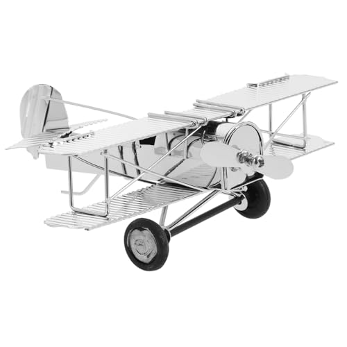 ABOOFAN Retro Metall Flugzeugmodell aus Robustem Eisen Vintage Flugzeug Dekoration für Wohnzimmer Büro Partys und Geburtstage Rustikales Desktop Accessoire Mittelgroß Langlebig und ABOOFAN Retro Metall Flugzeugmodell aus Robustem Eisen Vintage Flugzeug Dekoration für Wohnzimmer Büro Partys und Geburtstage Rustikales Desktop Accessoire Mittelgroß Langlebig und von ABOOFAN