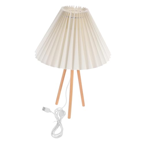 ABOOFAN Retro Style Tischlampe Kleine Nachttischlampe Mit Fernbedienung Dimmbar Für Schlafzimmer Und Wohnzimmer Nordische Designleuchte Warme Lichtwirkung Platzsparend Und von ABOOFAN
