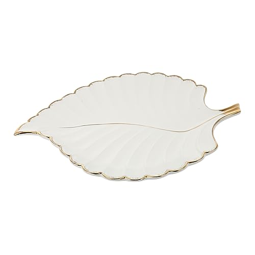 ABOOFAN Schmuck Tablett Keramik Aufbewahrungstablett Dekoratives Schmuckbehälter Schmuckaufbewahrungsteller Kreativer Ornament Für Hause von ABOOFAN