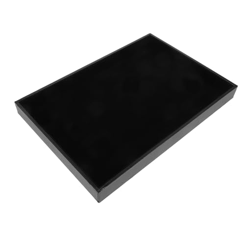 ABOOFAN Schmucktablett Organizer aus Schwarzem Samt Schmuckaufbewahrung für Ringe Ohrringe und für Kommode Nachttisch oder Schreibtisch Langlebig und Wiederverwendbar ABOOFAN Schmucktablett Organizer aus Schwarzem Samt Schmuckaufbewahrung für Ringe Ohrringe und für Kommode Nachttisch oder Schreibtisch Langlebig und Wiederverwendbar von ABOOFAN