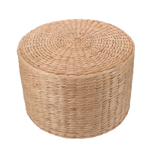 ABOOFAN Kleiner Geflochtener Hocker Für Junge Mädchen Handgefertigter Tritthocker Als Fußablage Oder Kleiner Tisch Für Garten Und Badezimmer Leicht Und Vielseitig Einsetzbar von ABOOFAN