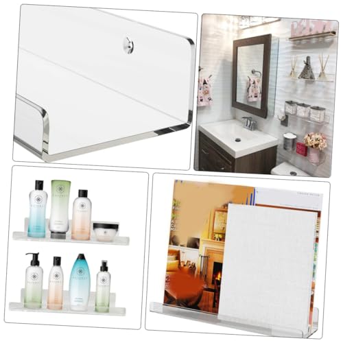 ABOOFAN Wandregal Transparentes Schwebendes Regal für Wohnzimmer Schlafzimmer Küche Hochtemperaturbeständig Modernes Design ABOOFAN Wandregal Transparentes Schwebendes Regal für Wohnzimmer Schlafzimmer Küche Hochtemperaturbeständig Modernes Design von ABOOFAN