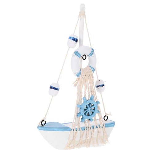 ABOOFAN Segelmodell Ornament Bootsdekor Tischplatte Stranddekor Segelschiff-Ornament Nautisches Segelboot Mini Geformt Thematisiert Yacht-Modell Nautische Hängende Dekorationen Holz ABOOFAN Segelmodell Ornament Bootsdekor Tischplatte Stranddekor Segelschiff-Ornament Nautisches Segelboot Mini Geformt Thematisiert Yacht-Modell Nautische Hängende Dekorationen Holz von ABOOFAN