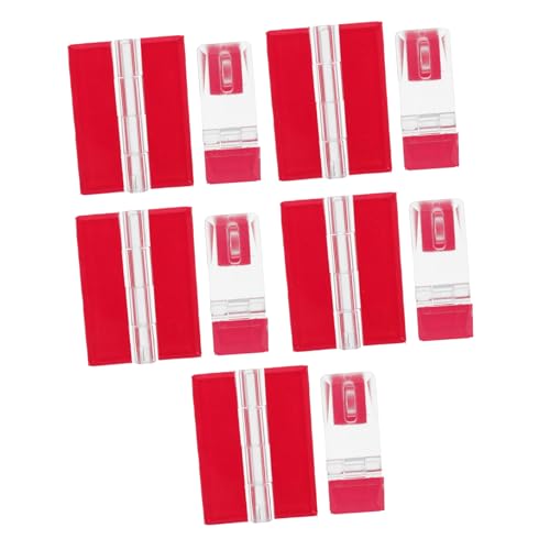 ABOOFAN Selbstklebendes Acryl Halterungssystem für Türen Teiliges Scharniere Einfache Installation ohne Werkzeuge Robustes Material für Küchenschränke und Möbel ABOOFAN Selbstklebendes Acryl Halterungssystem für Türen Teiliges Scharniere Einfache Installation ohne Werkzeuge Robustes Material für Küchenschränke und Möbel von ABOOFAN