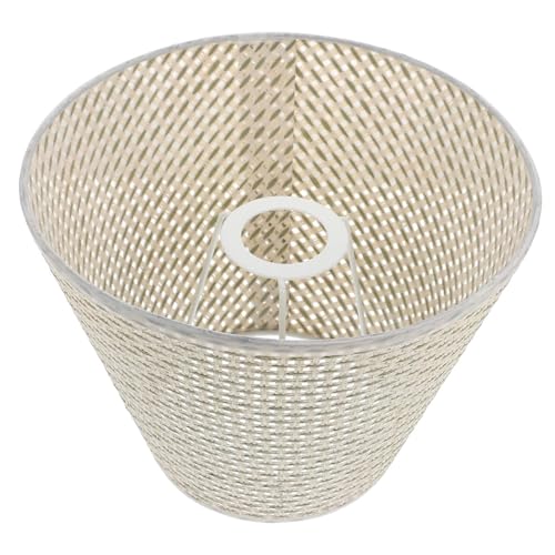 ABOOFAN Simulierter Rattan Lampenschirm Handgefertigt Dekorativer Schirm Für Tischlampe Wohnzimmer Schlafzimmer Restaurant von ABOOFAN