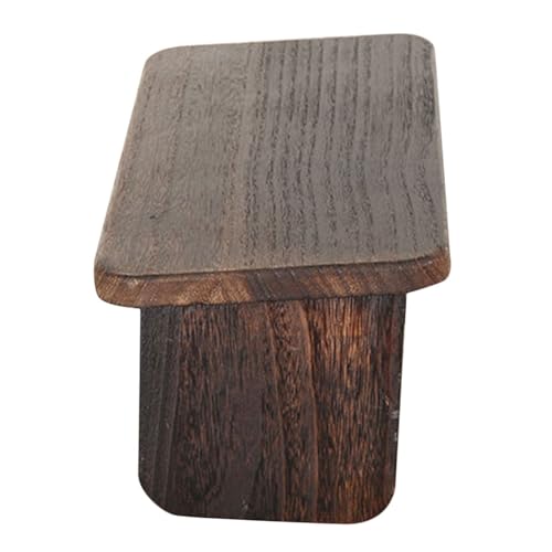 ABOOFAN Solider Holz Meditationshocker Tragbarer Ergonomischer Kniebänkchen für Gebet Zen Meditation Teestube und Tempel Kompakter Leichter Sitzhocker mit Glatter Oberfläche für von ABOOFAN