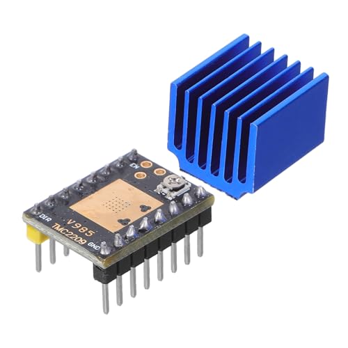 ABOOFAN Stepper Motor Driver Modul mit Kühlkörper Geräuscharm Intelligente Temperaturregelung Kompatibel für Drucker Installieren Langlebiges Motorsteuerungsboard von ABOOFAN