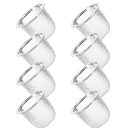 ABOOFAN Teesieb 8 Stück Edelstahl-Tee-Ei-Korb Feinmaschiges Teesieb Netz Teekugel Teesieb Teekannen Abflussnetz Für Teekannen Tassen Tassen 5 8 Cm X 5 Cm ABOOFAN Teesieb 8 Stück Edelstahl-Tee-Ei-Korb Feinmaschiges Teesieb Netz Teekugel Teesieb Teekannen Abflussnetz Für Teekannen Tassen Tassen 5 8 Cm X 5 Cm von ABOOFAN