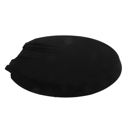ABOOFAN Toilettenabdeckung Staubbedeckung Badewannen-WC-Abdeckung waschbare Toilettensitzbezüge Abdeckung des Wassertanks Zubehör für Toilettendeckel Toilettenobertdecke Polyester Schwarz von ABOOFAN