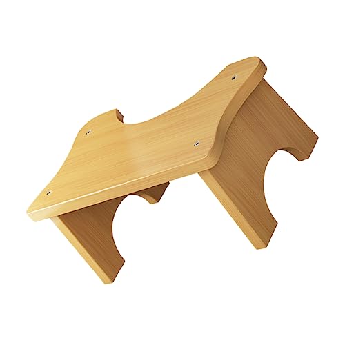 ABOOFAN Toilettentritthocker Aus Holz Badezimmerhocker Toilettenhocker Kompakt Für Zuhause Platzsparend von ABOOFAN
