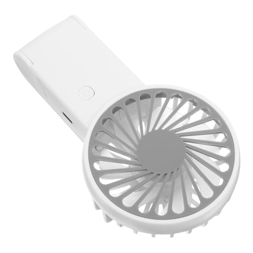 ABOOFAN Tragbarer USB Handventilator Faltbarer Mini Tischventilator mit Geschwindigkeiten Wiederaufladbar Leise für Reisen Büro und Outdoor Aktivitäten von ABOOFAN