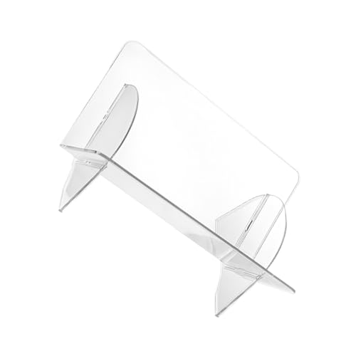 ABOOFAN Transparente Desktop Bücherregal Aufbewahrung Abnehmbarer Organizer für Bücher Zeitschriften und Installieren Stilvolles Design für Ordnung Am Schreibtisch von ABOOFAN