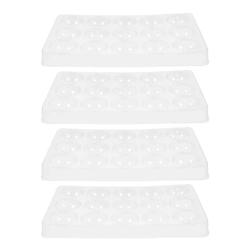 ABOOFAN Trockenform Für Zuckerblumen Mit 15 Mulden – Fondant-Formtablett Kunststoff-Kuchendekoration Backwerkzeuge Für Zuckerguss Gummipaste Schokolade Macarons DIY 4 Stück von ABOOFAN