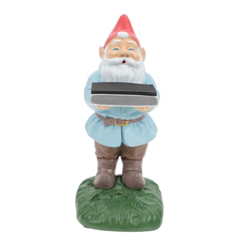 ABOOFAN Harz GNOME Figur Uhr Stehen Zwerg Miniatur Vitrine für Schmuck von ABOOFAN