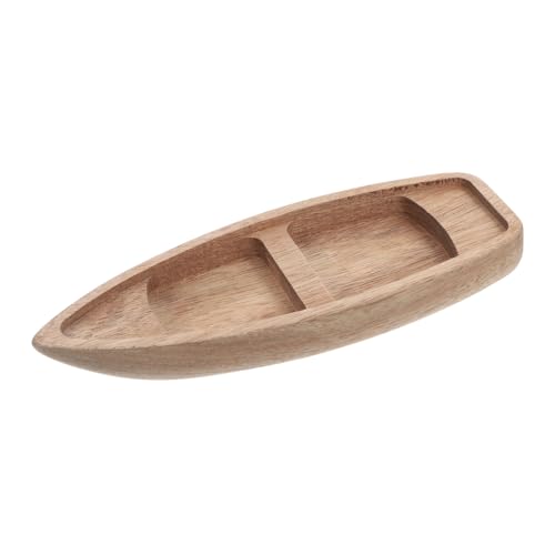 ABOOFAN Unvollendetes Holz Segelboot Modell für DIY Bastelprojekte Miniatur Boot für Nautische Dekoration Hölzerne Tischdeko Kreative Geschenkidee für Wohnräume von ABOOFAN