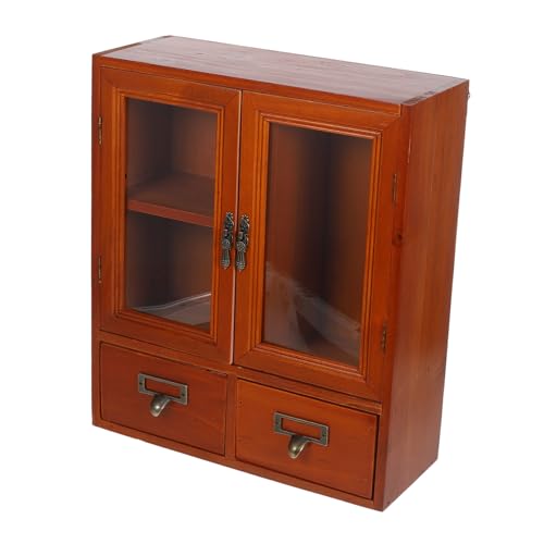 ABOOFAN Vintage Holz Wandregal mit Doppeltüren Klassischer Wand Schrank aus Holz Multifunktionaler Organizer für Schlafzimmer Wohnzimmer und Küche Einfach zu Installierendes Hängendes ABOOFAN Vintage Holz Wandregal mit Doppeltüren Klassischer Wand Schrank aus Holz Multifunktionaler Organizer für Schlafzimmer Wohnzimmer und Küche Einfach zu Installierendes Hängendes von ABOOFAN