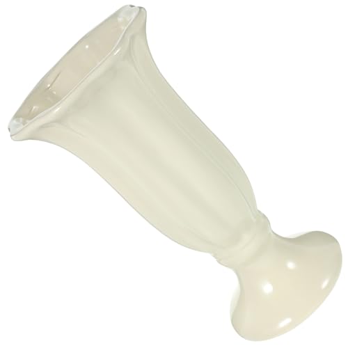 ABOOFAN Vintage Keramik Vase Creme für Blumenarrangements Deko für Tisch und Fenster als im Esszimmer oder Schlafzimmer von ABOOFAN