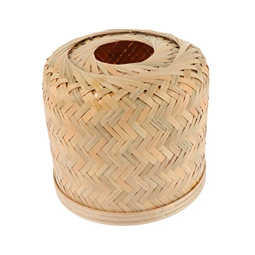 ABOOFAN Vintage Tissue Box aus Bambusgeflecht Rustikal und Handpoliert mit Glatter Oberfläche Rollförmiges Design Tissue Accessoire für Zuhause und Büro Stilvoller Aufbewahrungsbehälter ABOOFAN Vintage Tissue Box aus Bambusgeflecht Rustikal und Handpoliert mit Glatter Oberfläche Rollförmiges Design Tissue Accessoire für Zuhause und Büro Stilvoller Aufbewahrungsbehälter von ABOOFAN