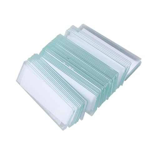 ABOOFAN Vorbereitete Mikroskop-objektträger aus Optischem Glas Set mit Konservierten Proben für Biologische Wissenschaftsausbildung und Laboruntersuchungen Inklusive Deckgläser für Präzise von ABOOFAN