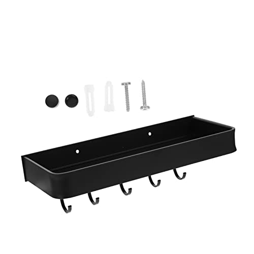 ABOOFAN Wandregal Badezimmer Wandmontiertes Ablagesystem aus mit Haken für Bad Küche und Halt Design Langlebig ABOOFAN Wandregal Badezimmer Wandmontiertes Ablagesystem aus mit Haken für Bad Küche und Halt Design Langlebig von ABOOFAN