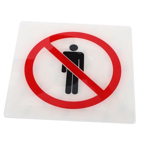 ABOOFAN Warnschild Selbstklebend Kein Zutritt Aufkleber für Hochsicherheitsbereiche Militärische Stätten oder Private Sicherheitswarnung Einfach Anzubringen von ABOOFAN