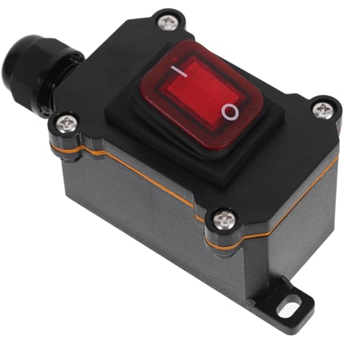 ABOOFAN Wasserdichter Inline Kippschalter Positionen Robuster Kabelschalter für Außenbereich Installieren für Gartenhaus und Hochleistungsgeräte Langlebig und Vielseitig ABOOFAN Wasserdichter Inline Kippschalter Positionen Robuster Kabelschalter für Außenbereich Installieren für Gartenhaus und Hochleistungsgeräte Langlebig und Vielseitig von ABOOFAN