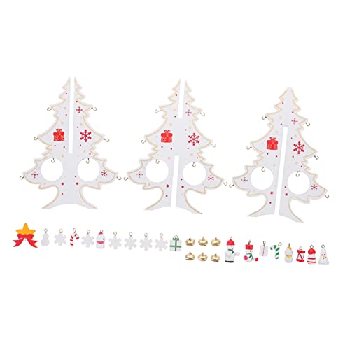 ABOOFAN Weihnachtsbaum aus Holz Figuren Fenster gefälscht künstlich Girlande weihnachtsbaumdeko Weihnachtsbaum Dekoration weihnachtsdeko Weihnachtsbaum-Modell Weihnachtsfeier Baum hölzern von ABOOFAN