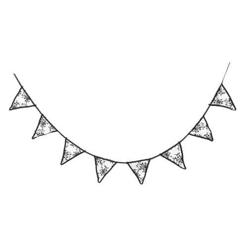 ABOOFAN Wimpel Aus Spitze Luftschlangen Aus Spitze Banner Hängen Hängende Banner Hängende Dreiecksfahnen Spitze Ammer Geburtstags-wimpelbanner Partydekorationen Streamer Polyester Schwarz ABOOFAN Wimpel Aus Spitze Luftschlangen Aus Spitze Banner Hängen Hängende Banner Hängende Dreiecksfahnen Spitze Ammer Geburtstags-wimpelbanner Partydekorationen Streamer Polyester Schwarz von ABOOFAN