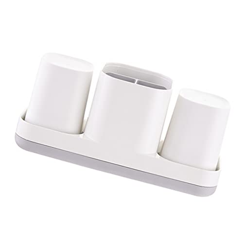 ABOOFAN Zahnbürstenständer Für Home Zahnpastaständer Badezimmer Becherhalter Ständer Für Elektrische Zahnbürsten Weiß Toilettenregal Mit Robustem Und Verschleißfestem Design Platzsparend u von ABOOFAN