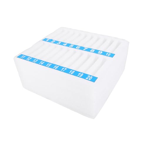 ABOOFAN 20gitter Schaumstoff-aufbewahrungsbox Für Schreibtisch Organizer Zur Verwaltung Von Mobiltelefonen Fächer Handy-display-rack Für Büro Und Klassenzimmer von ABOOFAN