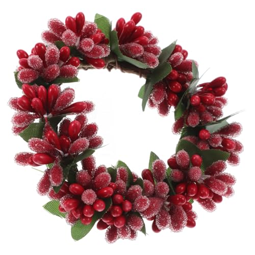 ABOOFAN Mehrzwecktisch: Roter Beeren-kerzenkranz Weihnachtskerzendekor Für Weihnachten ABOOFAN Mehrzwecktisch: Roter Beeren-kerzenkranz Weihnachtskerzendekor Für Weihnachten von ABOOFAN