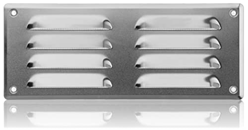 260x105mm Aluminium Lüftungsgitter mit Insektenschutz - Metall Abluftgitter - Abluft Zuluft Gitter von ABOUT VENT