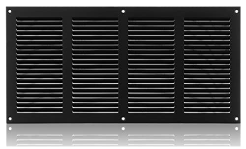 400x200mm Anthrazit Lüftungsgitter mit Insektenschutz - Metall Abluftgitter - Abluft Zuluft Gitter von ABOUT VENT