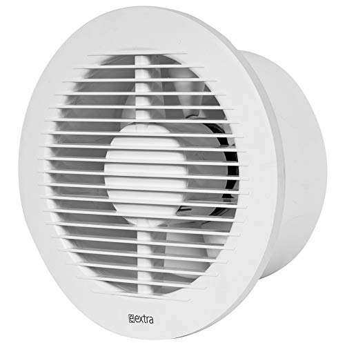ABOUT VENT Ø 150mm Badlüfter Fan - Weiß Abluftventilator - Ventilator zur Belüftung in WC und Bad gegen Feuchtigkeit von ABOUT VENT
